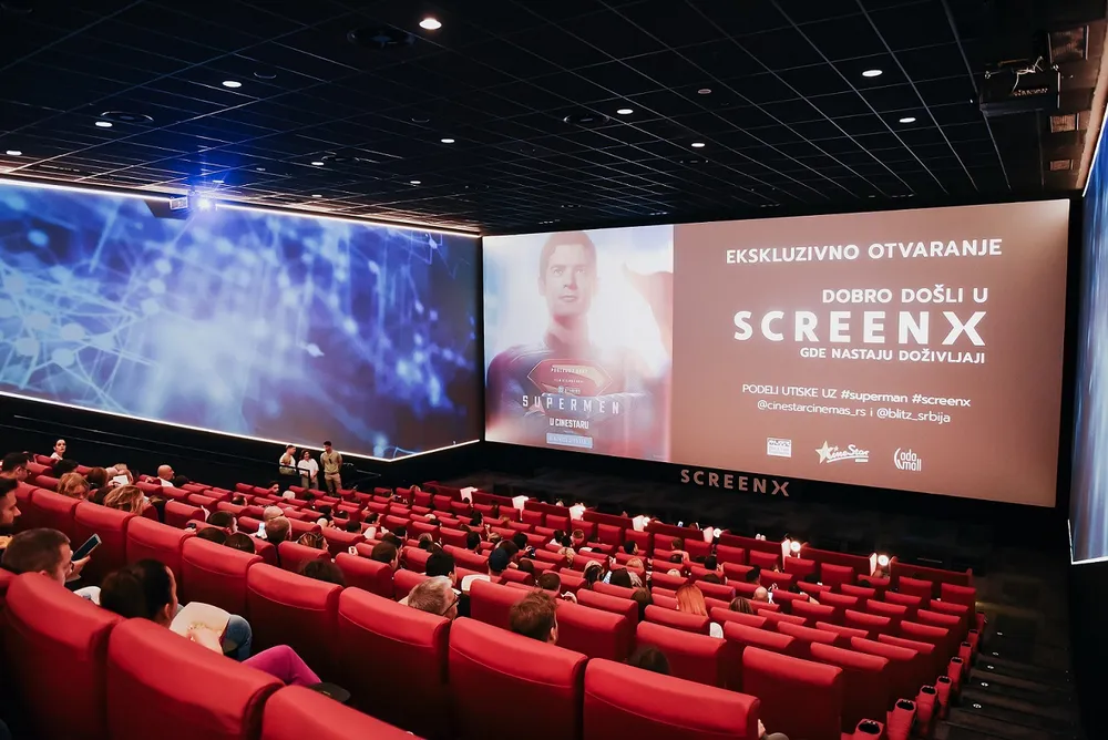Revolucija u gledanju filmova:  ScreenX stigao u Beograd