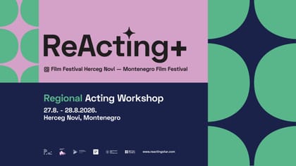 Poziv za glumce na ReActing+ Regional Acting Workshop