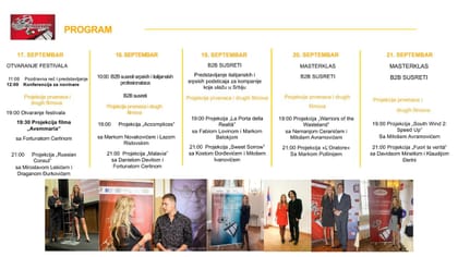 XI Festival italijansko-srpskog filma u Jugoslovenskoj kinoteci od 17. do 21. septembra