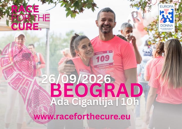 Osma trka „Race for the Cure“ u Beogradu za podršku ženama obolelim od raka dojke